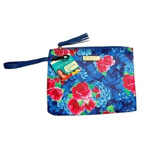 The Pioneer Women Heritage Floral Wristlet Cosmetic Bag